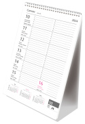 Kalendarz ze spiralką A5 - pionowy 2024 Michalczyk i Prokop T-101-3-16