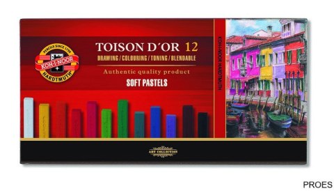 Kredki pastele 8582/12 TOISON KOH-I-NOOR Kredki pastele 8582/12 TOISON KOH-I-NOOR