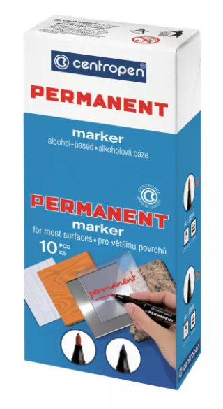 Marker permanentny czerwony 2846/04 CENTROPEN
