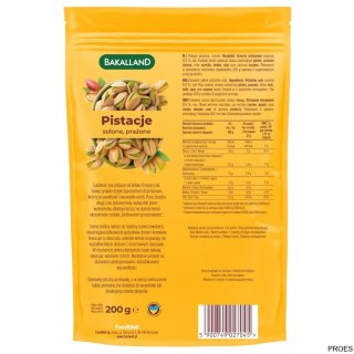 Pistacje prażone 200g BAKALLAND