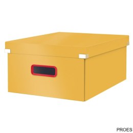 Duże pudełko do przechowywania Leitz Click & Store Cosy, w kształcie sześcianu Aksamitny szary 53490019