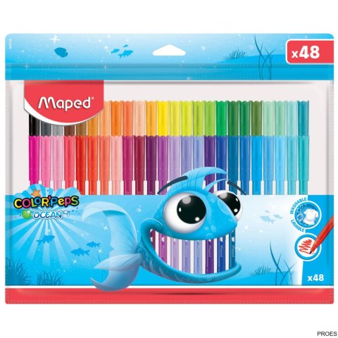 Flamastry Colorpeps Ocean 48 szt zip etui (12) 845726