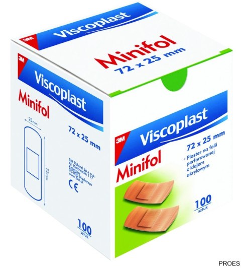 Plastry VISCOPLAST MINIFOL 72x25mm, 100szt. Plastry VISCOPLAST MINIFOL 72x25mm, 100szt.