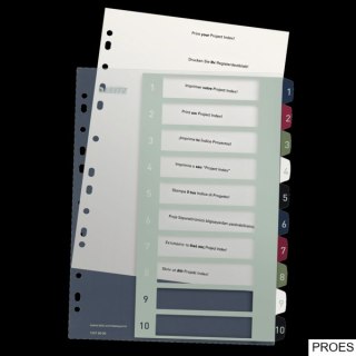 Przekładki plast. do nadruku tekstu na kartę, Leitz Style, 1-10 12370000