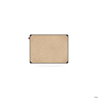 Tablica korkowa MEMOBE IDEA, rama aluminiowa EDGE, 60X45 CM MITC060045.00.60.51