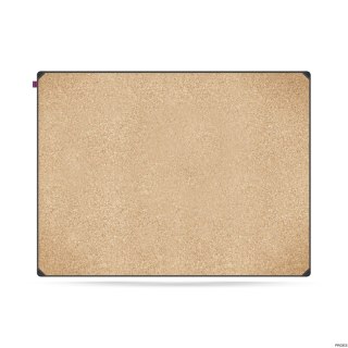 Tablica korkowa MemoBe idea EDGE ALL BLACK, rama aluminiowa czarna, 120x90 cm MITC120090.00.61.51