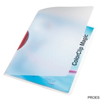 Skoroszyt z klipem A4 41740025 czerwony LEITZ ColorClip