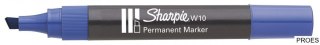 WYCOFANY Marker_permanentny W10 ścięty niebieski SHARPIE S0192693, blister