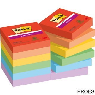 12 bloczków / 90 karteczek paleta Playful 7100258794 POST-IT