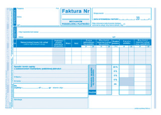 127-3P FAKTURA MECHANIZM PODZIELONEJ PŁATNOŚCI DLA PROWADZĄCYCH SPRZEDAŻ W CENACH NETTO