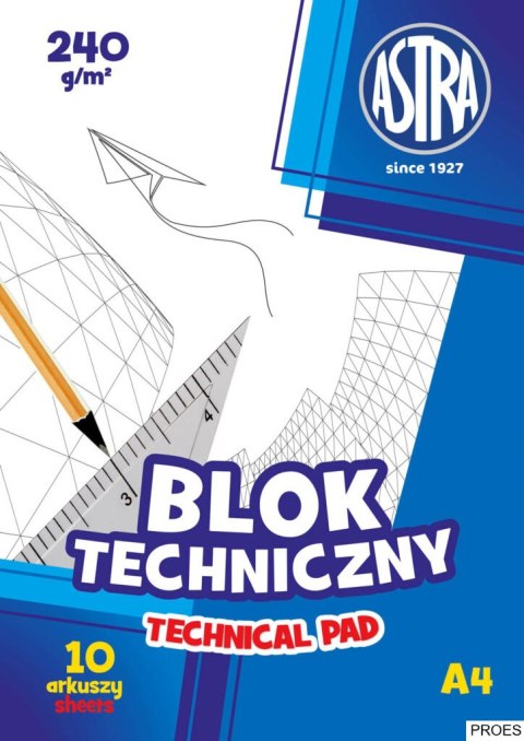 Blok techniczny ASTRAPAP A4 240g, 106119006