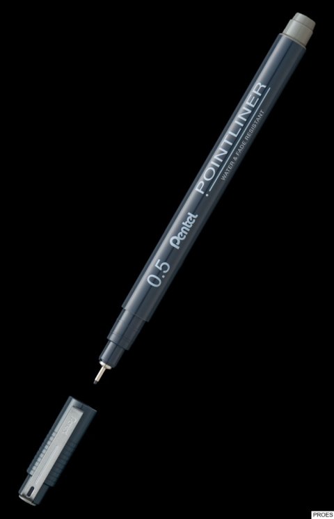 Cienkopis kalibrowany POINTLINER szary 0,5 mm S20P-5N Cienkopis kalibrowany POINTLINER szary 0,5 mm S20P-5N