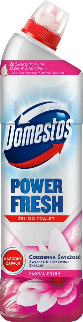 DOMESTOS żel do WC Power Fresh 700ml Floral Fresh