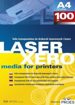 Folia do drukarek laserowych i kserokopiarek (100) A3 transparentna 100 mic. Argo 413034