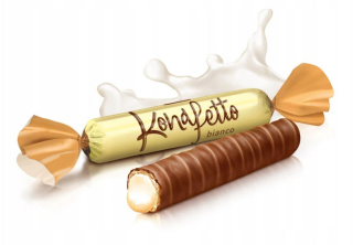 Konafetto Bianco rurki mleczne 1kg