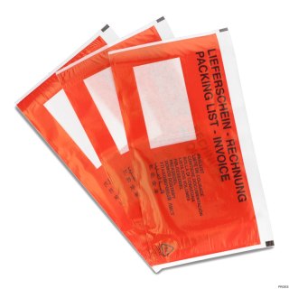 Koperty Kurierskie DL, transparentne czerwony nadruk, karton = 1000 szt. ikk240115Bred Emerson
