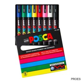 Marker PC-5M 8 kol. POSCA UNI