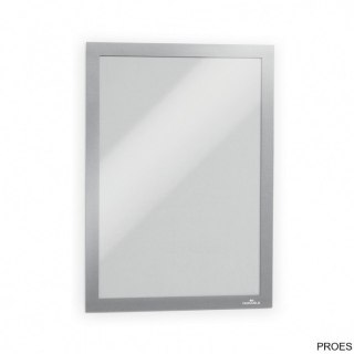 Ramka magnetyczna DURAFRAME A4 srebrna samoprzylepna 489923 DURABLE