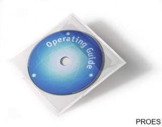 Samoprzylepne etui/kieszeń na płytę CD z klapką, 100szt. przezroczysta 828019 DURABLE