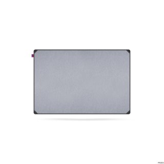 Tablica filcowa MEMOBE IDEA, Powierzchnia popielata, rama aluminiowa EDGE, 90X60 CM MITF090060.81.60.51
