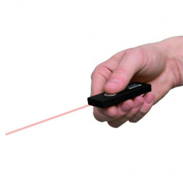 Wskaznik laserowy, promień czerwony, z funkcją latarki 2x3 WL001 N