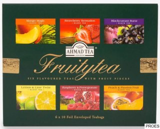 Herbata AHMAD TEA SELECTION LONDON FRUITYTEA mix 6x10 kopert