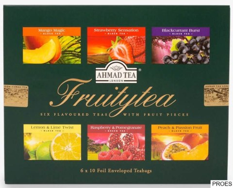 Herbata AHMAD TEA SELECTION LONDON FRUITYTEA mix 6x10 kopert