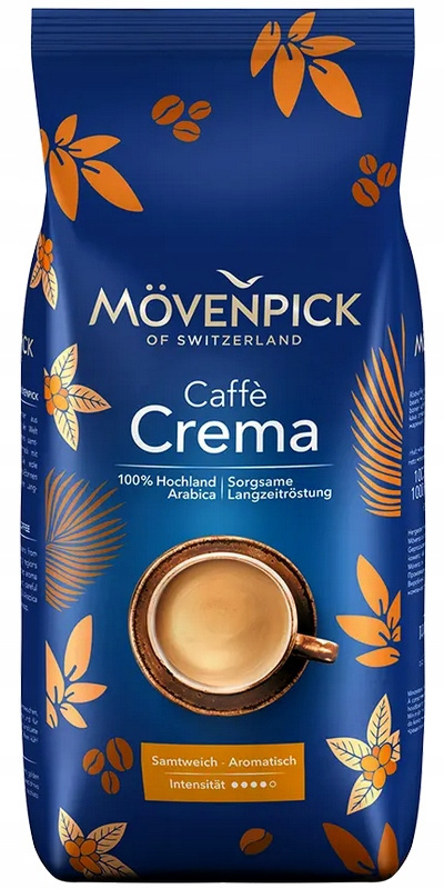Kawa MOVENPICK 1kg CAFE CREMA ziarnista Kawa MOVENPICK 1kg CAFE CREMA ziarnista