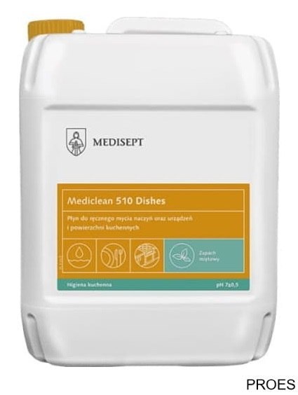 MEDISEPT 550 dishes nabłyszczacz do naczyń 5l MEDICLEAN SSE-GOT-MC550-5L