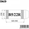 Okładka książkowa B5/22R regulowana wys.wew.232mm (25) D&D