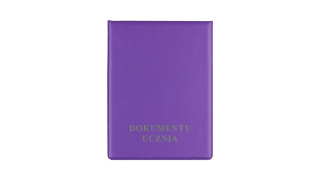 Okładka na dokumenty ucznia pionowa violet KOD-11-05 BIURFOL