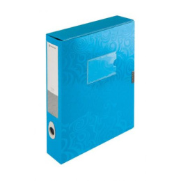 Teczka A4 BOX 55mm na rzep TAI CHI niebieska 0410-0079-03 PANTA PLAST