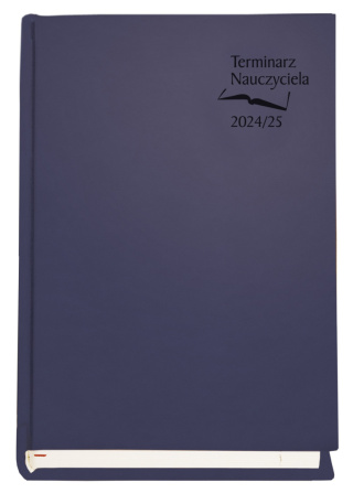 Terminarz NAUCZYCIELA 2024/2025 granatowy T-155V Michalczyk i Prokop
