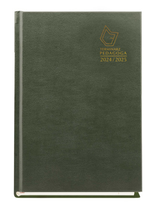 Terminarz PEDAGOGA 2024/2025 ZIELEŃ A5 T-150V-Z Michalczyk i Prokop