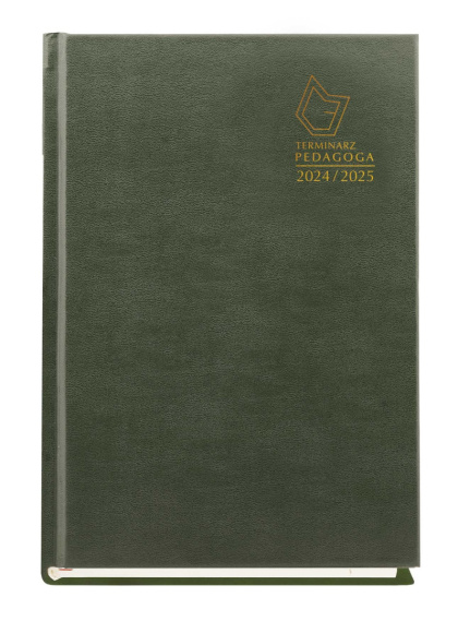 Terminarz PEDAGOGA 2024/2025 ZIELEŃ A5 T-150V-Z Michalczyk i Prokop