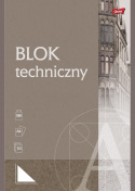 Blok techniczny A4 10 kartek. MIX Unipap