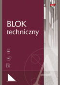 Blok techniczny A4 10 kartek. MIX Unipap