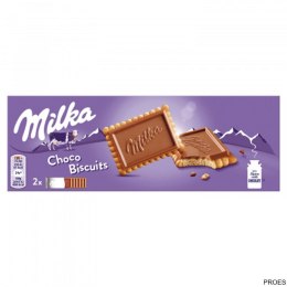 Ciastka MILKA CHOCO BISCUIT herbatniki z czekoladą mleczną z mleka alpejskiego 150g