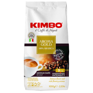 KAWA KIMBO AROMA GOLD ZIARNISTA ARABIKA 1000g