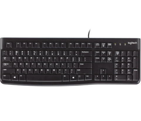Klawiatura LOGITECH K120 USB przewodowa 920-002479 Klawiatura LOGITECH K120 USB przewodowa 920-002479