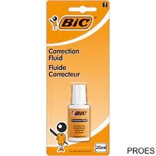 Korektor z pędzelkiem BIC Correction Bottle 20ml Korektor, 9642491