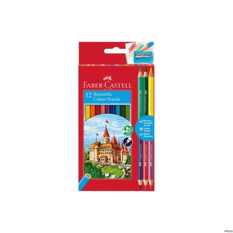 Kredki ZAMEK 12 kol+3 DW. FC 110312 Kredki ZAMEK 12 kol+3 DW. FC 110312