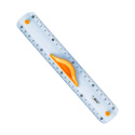 Linijka dwustronna z uchwytem 20cm Double Ruler BIC 9926561