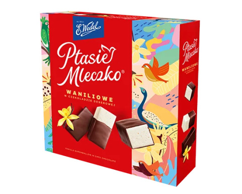 Ptasie Mleczko Waniliowe 340g WEDEL Ptasie Mleczko Waniliowe 340g WEDEL