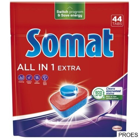 SOMAT Tabletki do zmywarki 44 szt. All in one Extra 09190