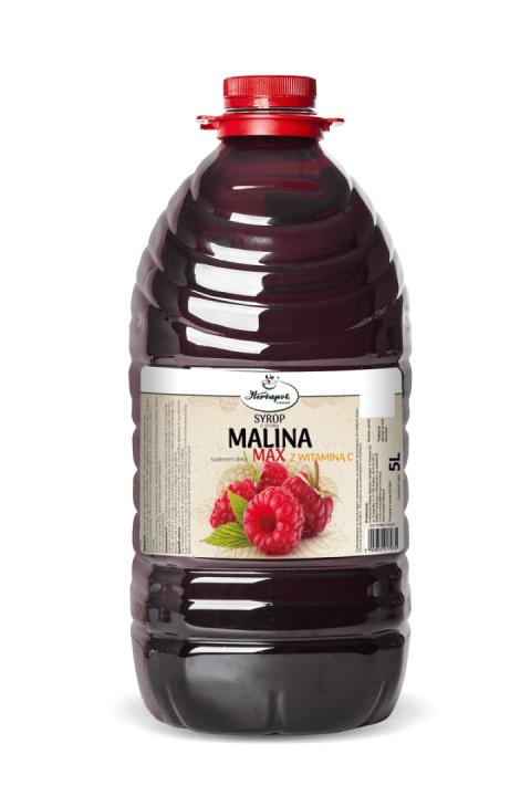 Syrop HERBAPOL MALINA z witaminą C, 6500g/5l