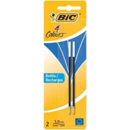 Wkład BIC 4 Colours Original niebieski Blister 2szt, 931778