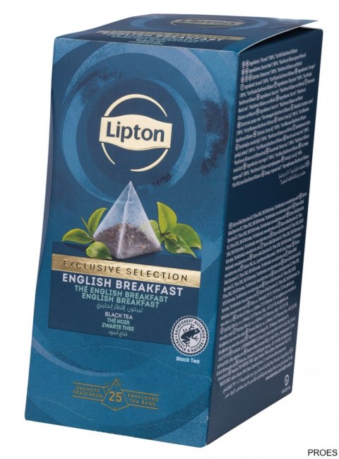 Herbata LIPTON PIRAMID ENGLISH BREAKFAST Exclusive Selection 25 kopert Herbata LIPTON PIRAMID ENGLISH BREAKFAST Exclusive Selection 25 kopert