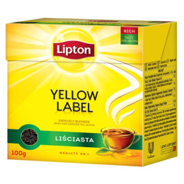 Herbata LIPTON YELLOW LABEL liściasta 100g