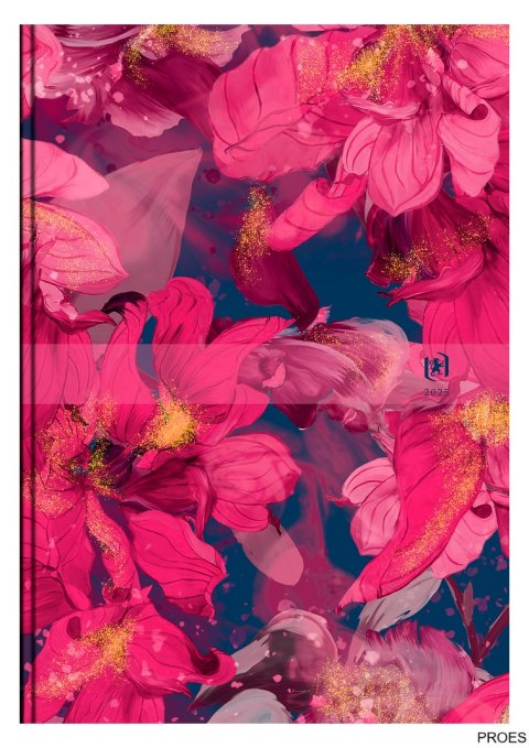 Kalendarz Oxford Flowers 15x21 2025 Mix 400189673